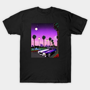 Retro Synthwave Inspired 80s Triangle T-Shirt